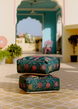 Tree of Life Pouf - PINK