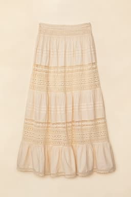 AGDA SKIRT - OFFWHITE