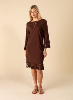 FARAH TUNIC - DKBROWN