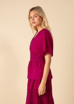 DANIELLA TOP - FUCHSIA