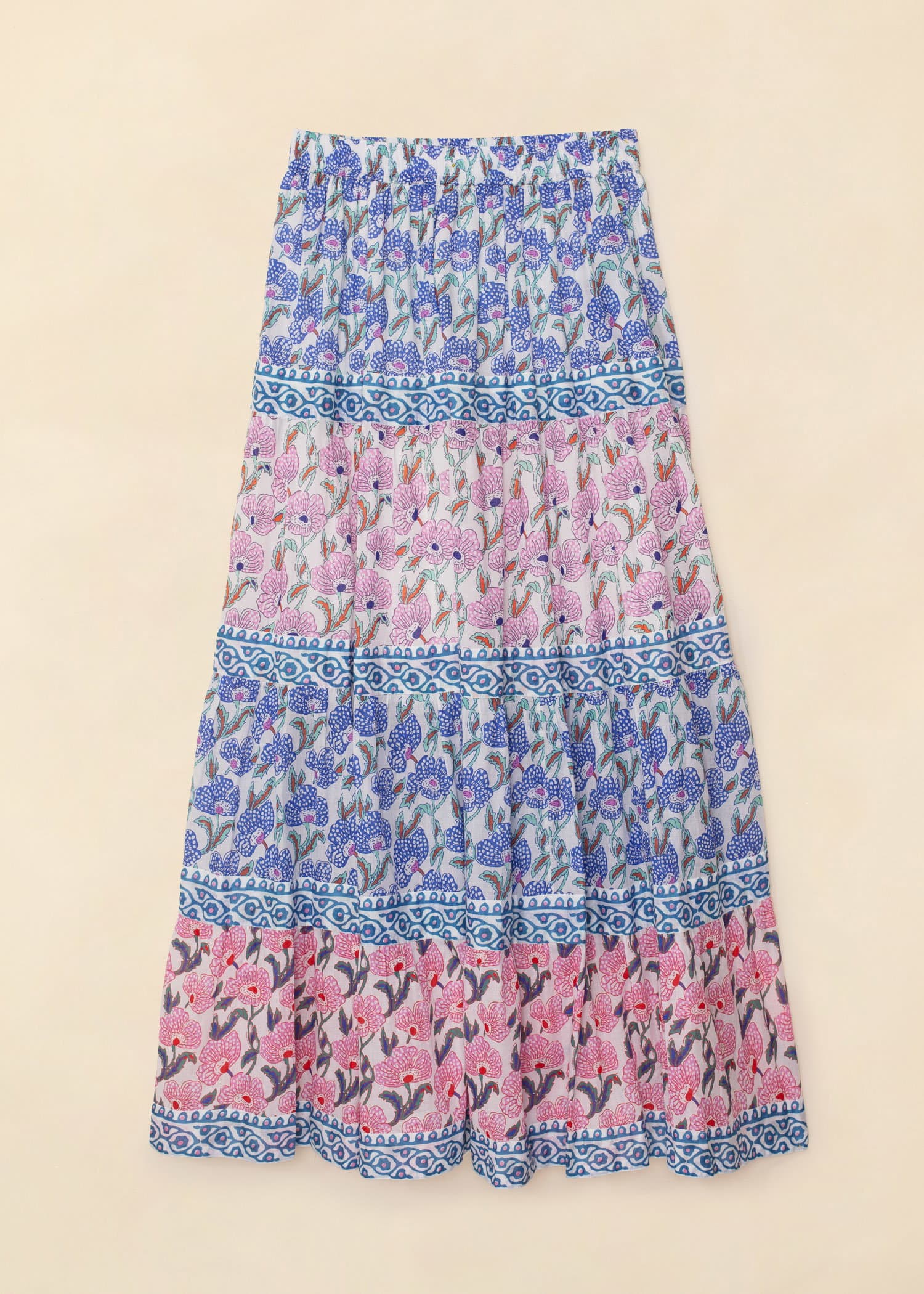 DAISY Kuviollinen maksihame - Multi 1 - Indiska