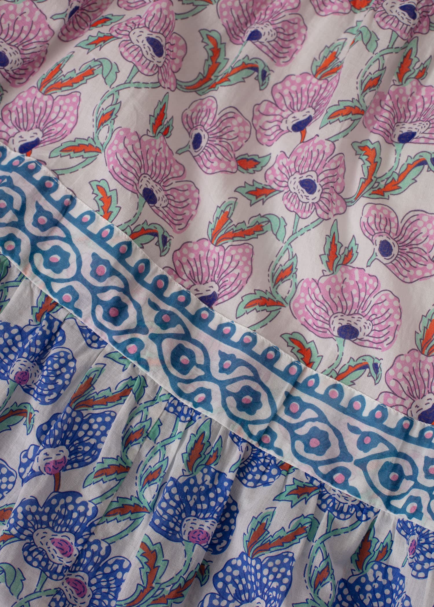 DAISY Kuviollinen maksihame - Multi 2 - Indiska