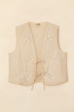 BONNIE VEST - OFFWHITE