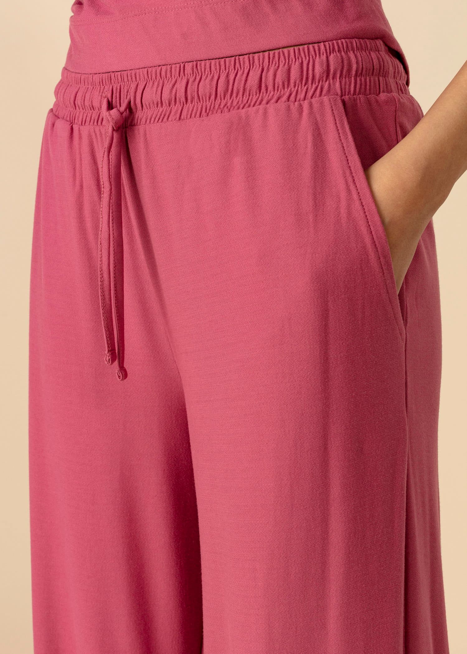 LULU Rette jerseybukser - Rosa 3 - Indiska
