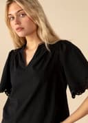 ARIELLE BLOUSE - Black