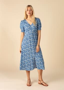ENYA DRESS - Blue 