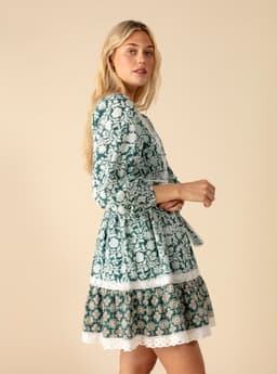 AGNES DRESS - Turqouise