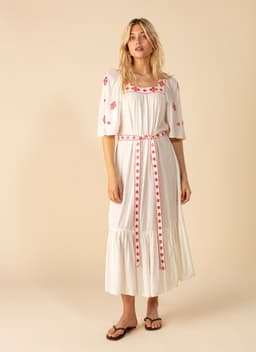FANNY DRESS - WHITE