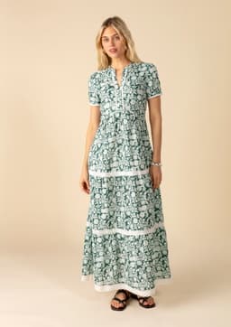 MILEY LONG DRESS - Turqouise