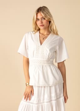 DANIELLA TOP - WHITE