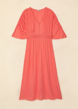 CALLIOPE DRESS - CORAL