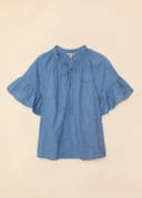 SUMAN BLOUSE - BLUE