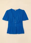 ALEXANDRA TOP - BLUE