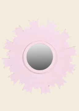 T015 VINTAGE MIRROR FRAME - PINK