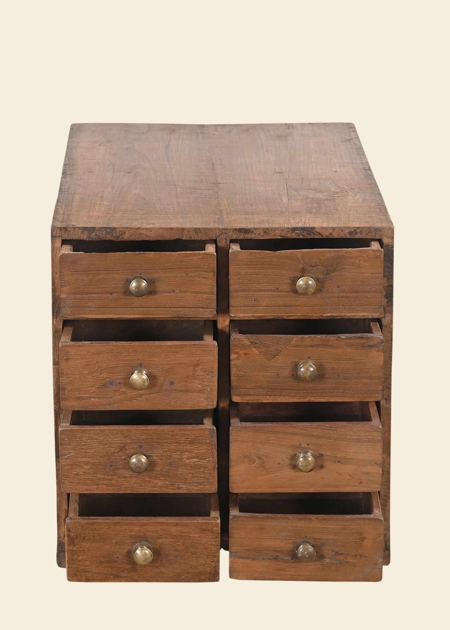 294236 Brunt vintageskåp i mangoträ - Brun 4 - Indiska