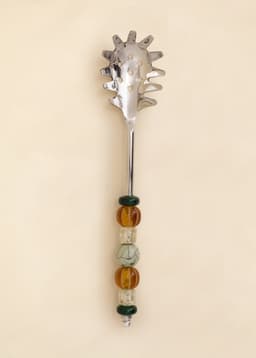 BEADS PASTA SPOON - GREEN