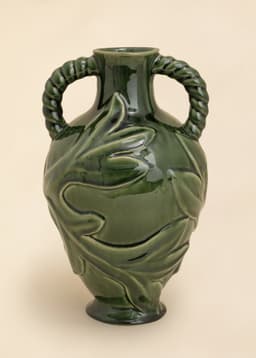 LEAFY VASE - GREEN