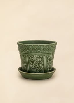 WAVE POT S - GREEN