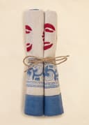 Viny Napkin 2pk - BLUE CRAWFISH