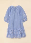 NALA DRESS - STRIPED BLUE