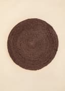 Jute Placemat Round - BROWN