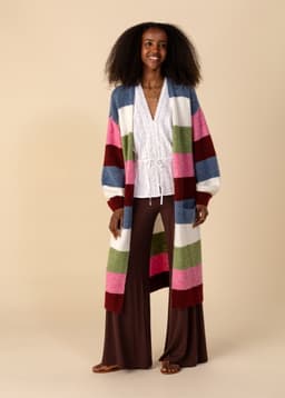 VANESSA CARDIGAN - AUTUMN STRIPE