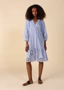 NALA DRESS - STRIPED BLUE