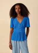 ALEXANDRA TOP - BLUE