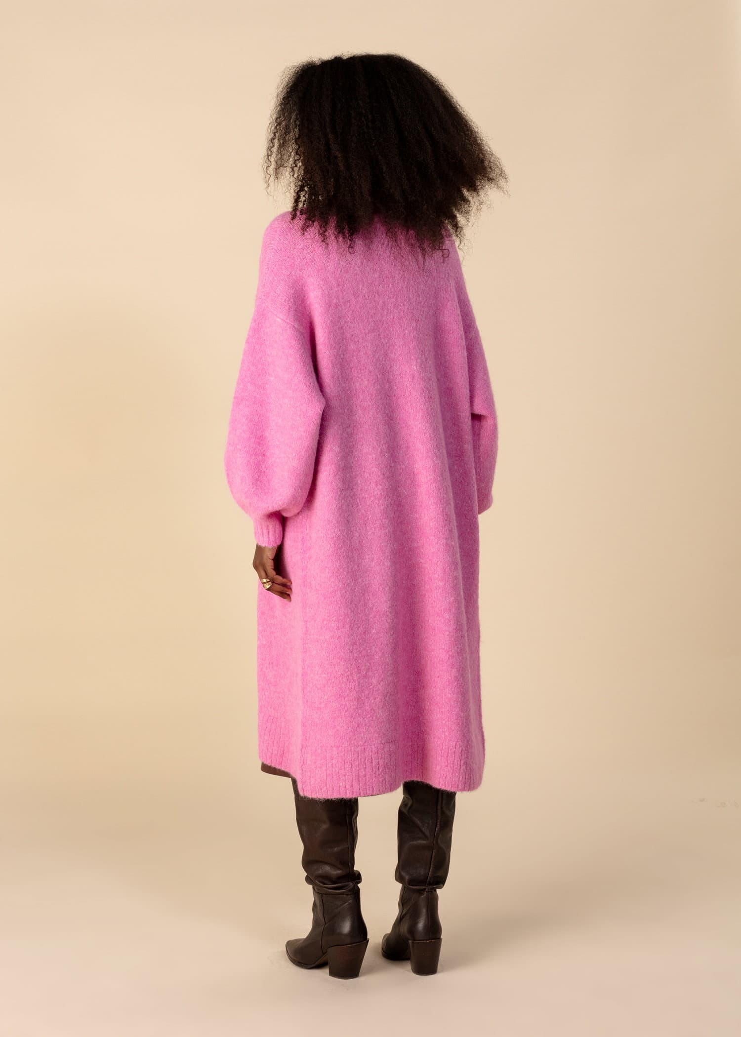 VANNI Rosa lang cardigan - Rosa 4 - Indiska