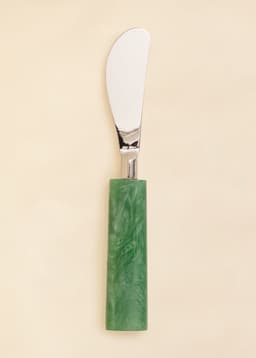 RESIN BUTTER KNIFE - GREEN