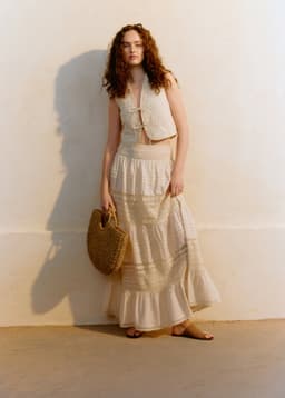 AGDA SKIRT - OFFWHITE