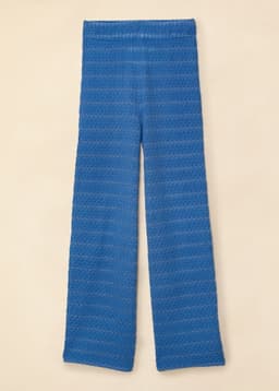 LYNN KNITTED PANT - BLUE