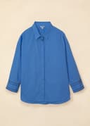 DIANA POPLIN SHIRT - BLUE