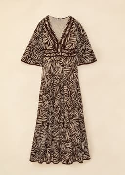 DINA DRESS - BROWN