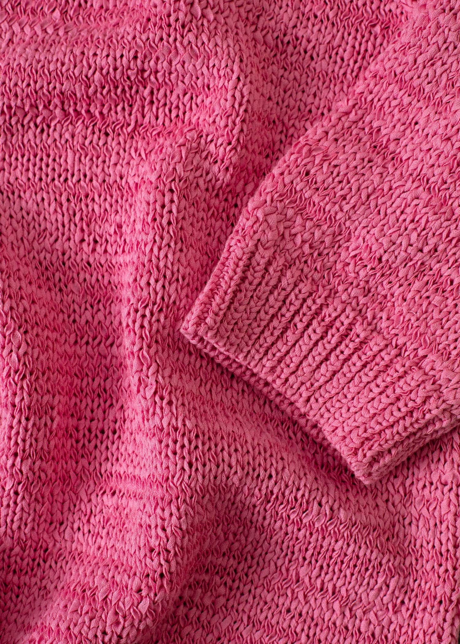 LILITH Rosa glesstickad tröja - Rosa 2 - Indiska