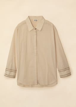 DIANA POPLIN SHIRT - OFFWHITE