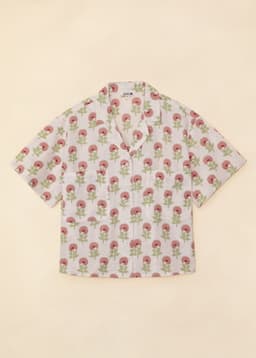 Flora Shorts - Floral Butti Pink