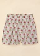 Flora Shorts - Floral Butti Pink