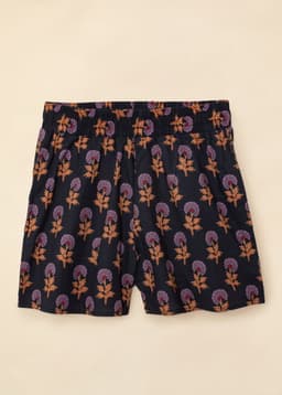 Flora Shorts - Floral Butti Lilac