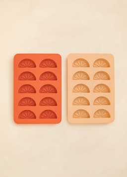 ICE TRAY 2P - Orange Pink