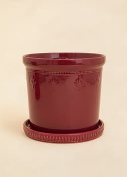 DARLA POT L - BURGUNDY