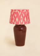 SANA TABLE LAMP - BURGUNDY