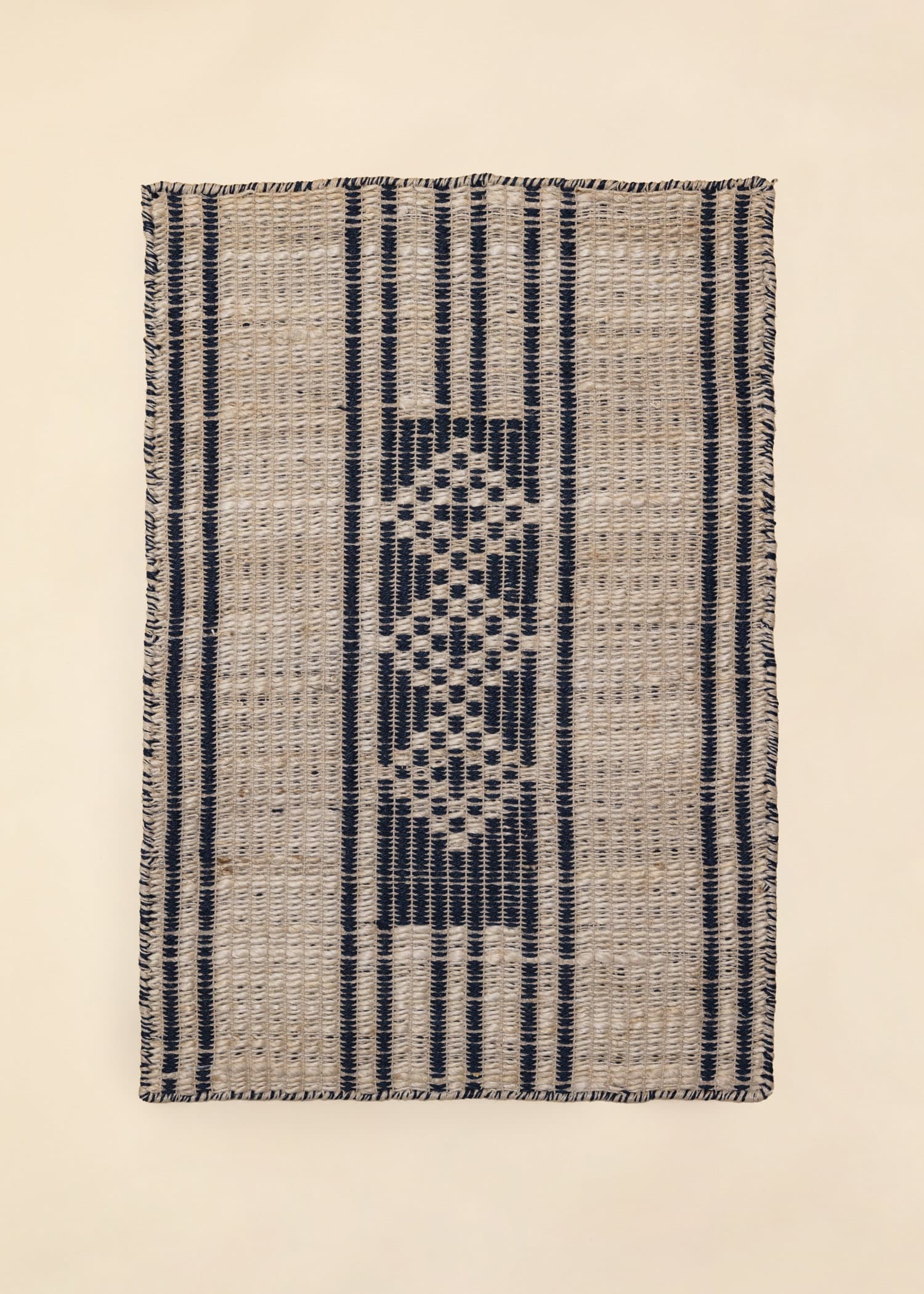 Jute Blå vändbar jutematta 60x90 cm - Blå 2 - Indiska
