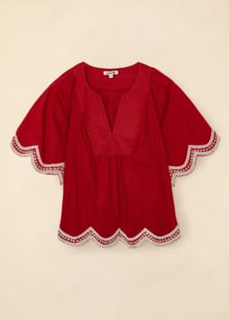 DAKOTA BLOUSE - Rust