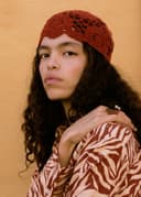 CROCHET HAT - Rust
