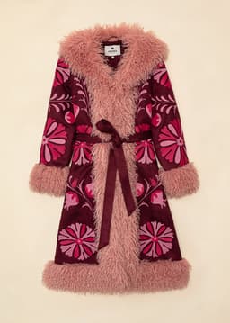ESMERALDA COAT - BURGUNDY