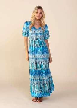 DEWAN MAXI DRESS - Turqouise