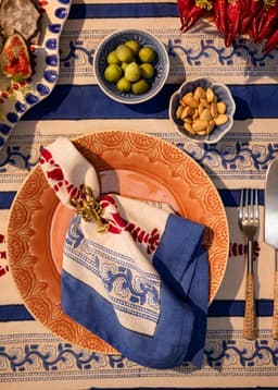 Viny Napkin 2PK - Blue Crawfish