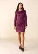 ALINA DRESS - PLUM
