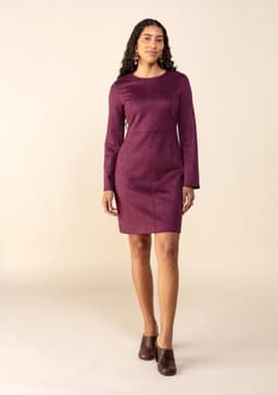 ALINA DRESS - PLUM